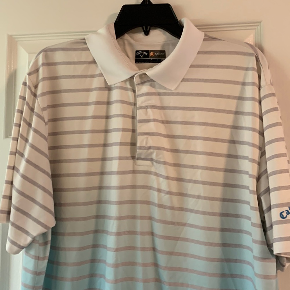 Callaway Men’s Golf shirt, large in excellent condition
